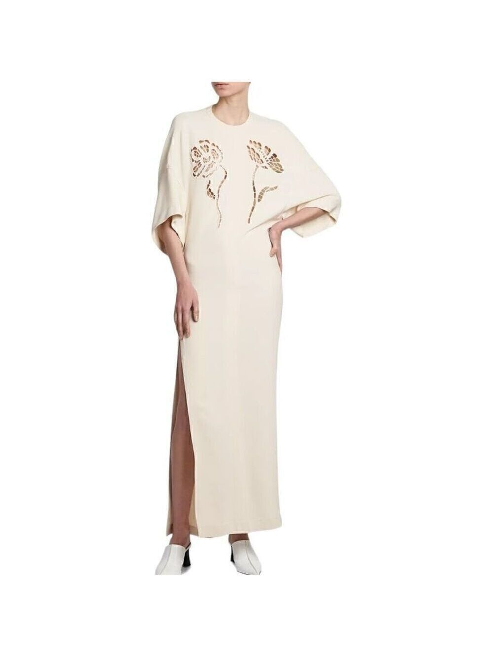 Stella McCartney Broderie Anglaise Cut Out Maxi Dress Size 8-10 (44)